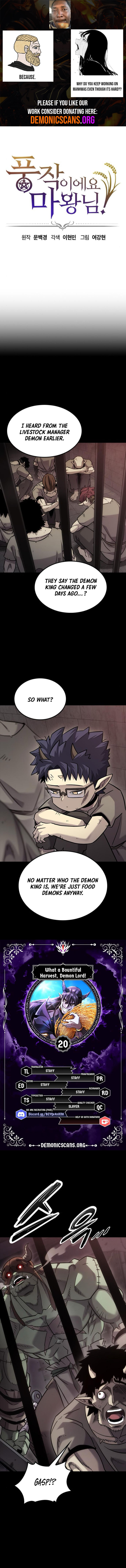 What a Bountiful Harvest, Demon Lord! Chapter 20 0